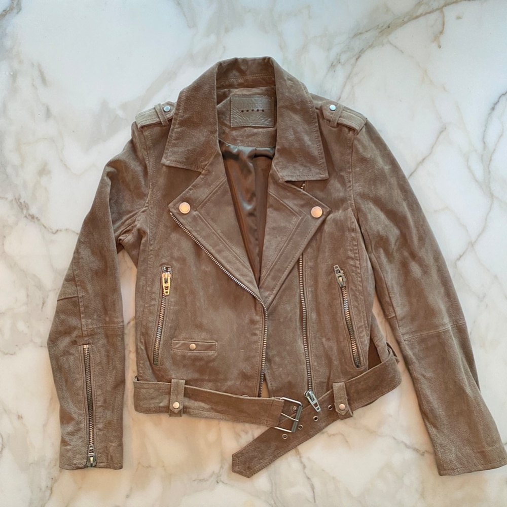 BLANK NYC SUEDE MOTO JACKET / SMALL / NWOT